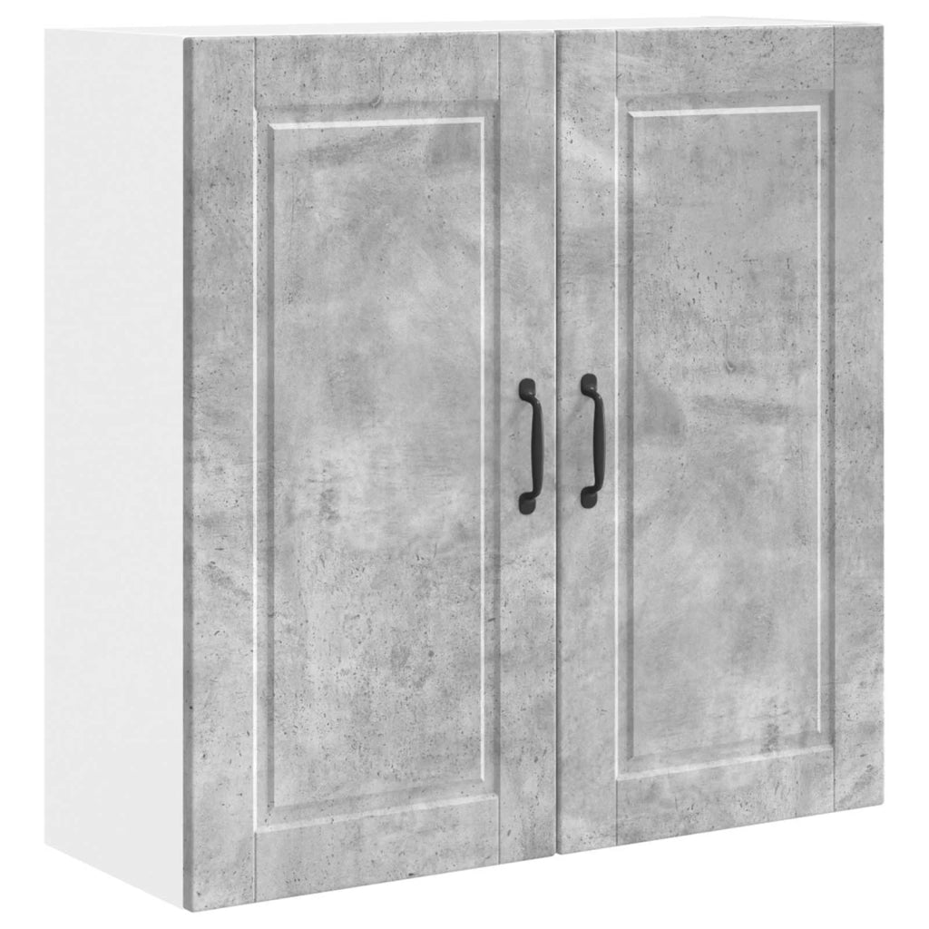 Armadietto a muro PORTO Grigio cemento 80 x 31 x 80 cm