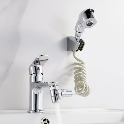 Doccetta per lavabo o bidet a 2 getti con deviatore e aeratore - Serie Smart