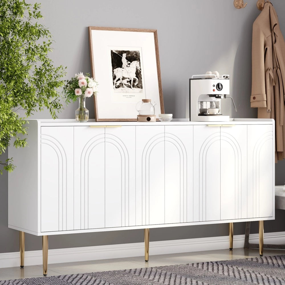 Credenza Moderna ¨C MINIMAL ¨C Legno, Soggiorno, 140x38x75 cm