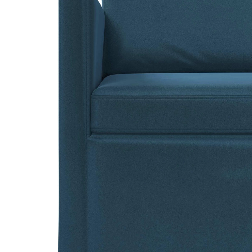 Set di divani 2 pcs Blu Velluto (V) 3433199