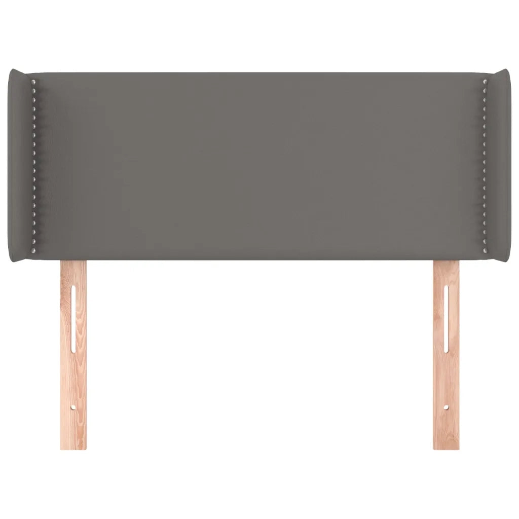 Testiera ad Orecchio Grigio 103x16x78/88 cm in Similpelle cod mxl 43200
