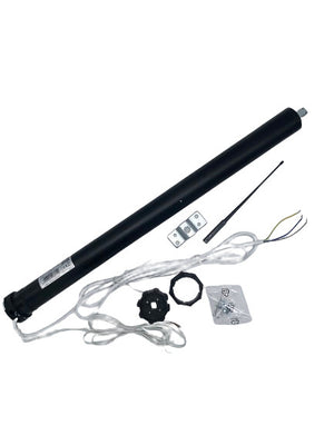 Motore per tapparelle con finecorsa elettronici radiocomandato bidirezionale. Portata 20Nm - 40Kg