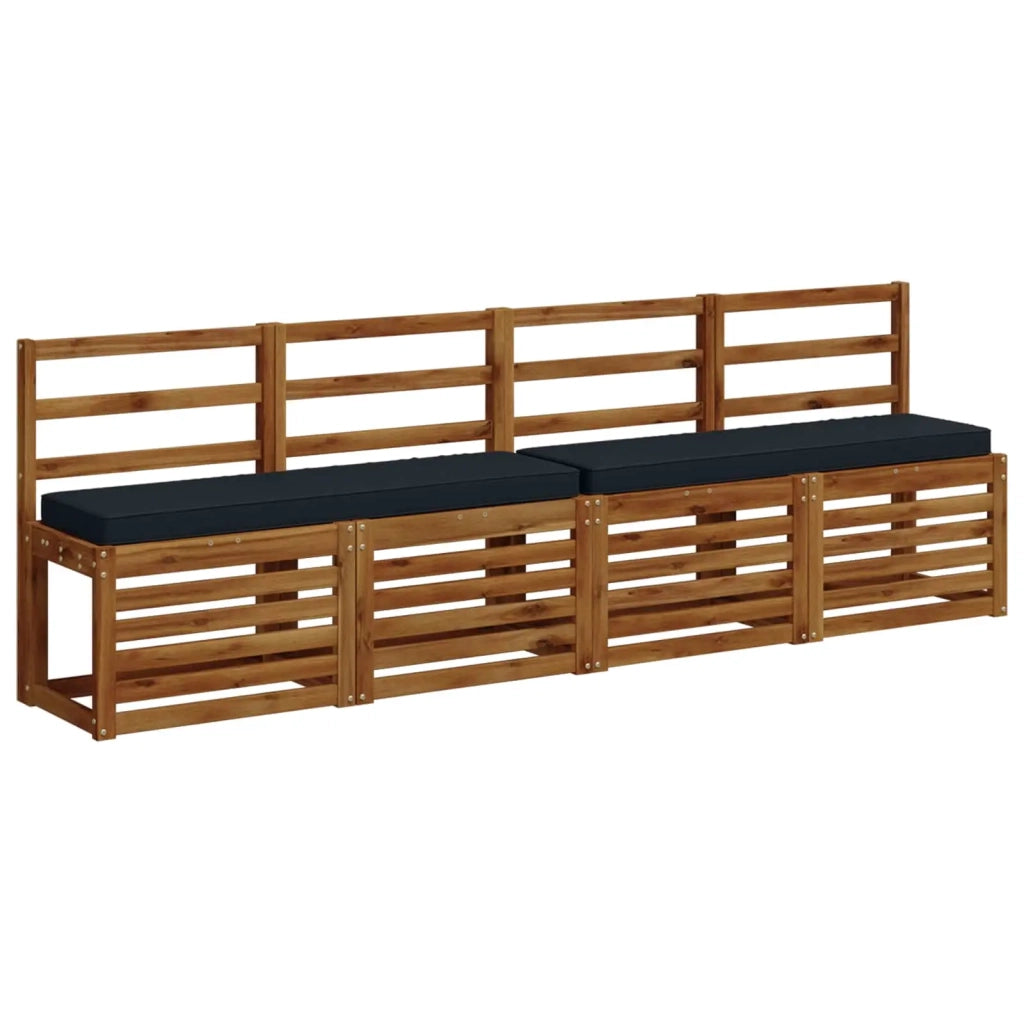 Cuscino per Panchina a 1 Pezzo VUGHT 100% Poliestere Blu Scuro 950542