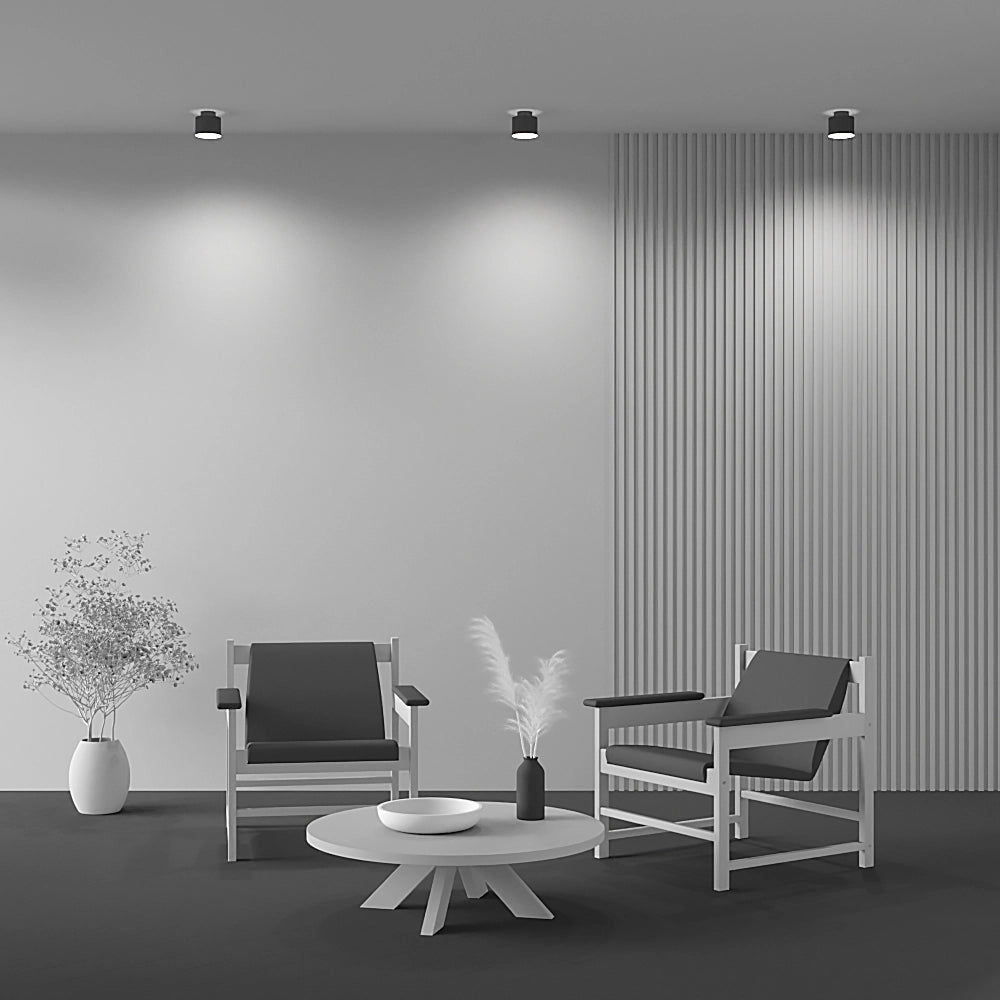 Plafoniera LED Maytoni Planet nera 12W 4000K 10cm