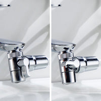 Doccetta per lavabo o bidet a 2 getti con deviatore e aeratore - Serie Smart