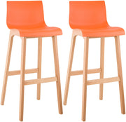 Set di 2 sgabelli da bar Hoover Natura 6
