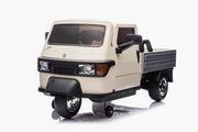 Macchina Elettrica per Bambini Licenza Piaggio Apecar 12V Bianco