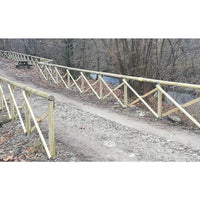 Recinzione croce sant andrea mez zo palo  lo/reccsamzpali  losa