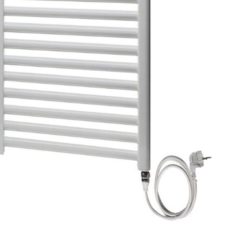 Scaldasalviette elettrico 500x1200 mm bianco con resistenza standard