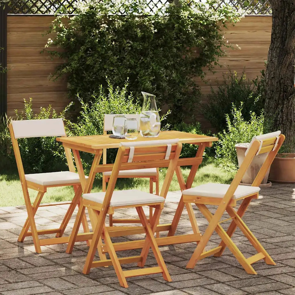 Set bistrot 5 pcs Olio Naturale Legno di Acacia Massello 4105504