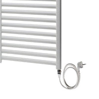 Scaldasalviette elettrico 500x800 mm bianco con resistenza standard