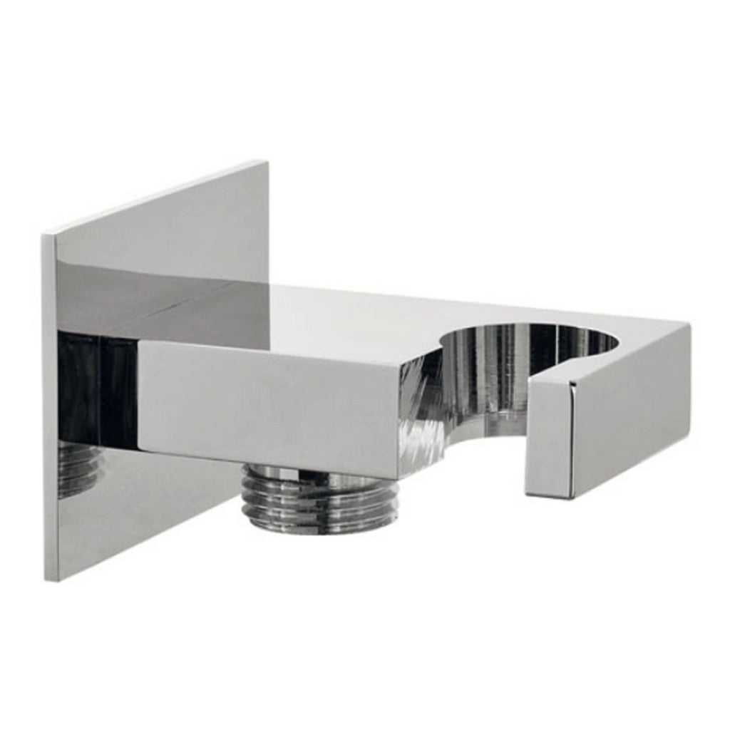 PRESA ACQUA OTTONE CON SUPPORTO 1/2M X 1/2M- Cromo- DAMAS- pezzi 1