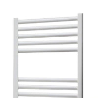 Scaldasalviette elettrico 500×1200 mm bianco con resistenza on/off