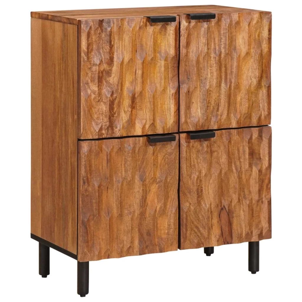 Credenza con porta-Buffet-Armadio da cucina Finitura Marrone Acacia 60 x 33,5 x 75 cm 322928