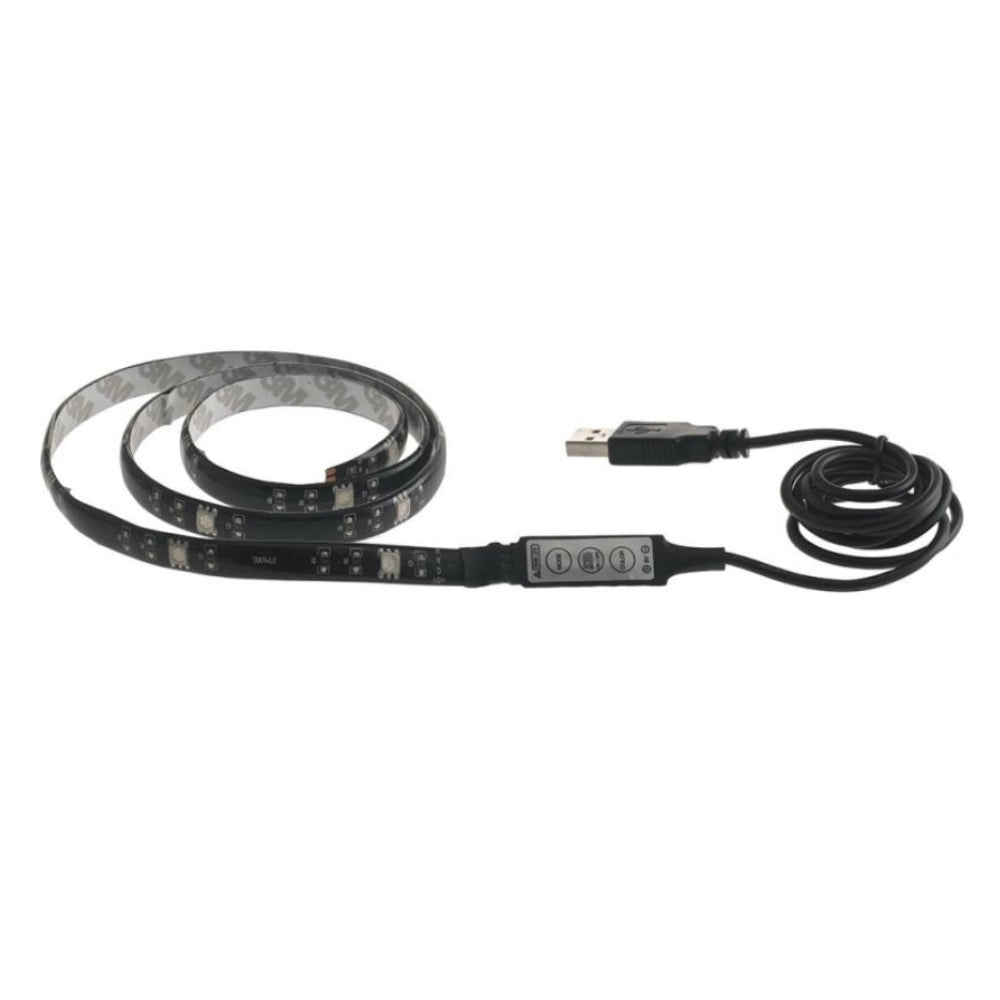 Striscia led 1,5 watt adesiva controllo touch rgb attacco usb