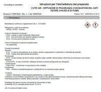 DIFFUSORE ANTIODORE FUMO E CHIUSO YLANG E FIORI BIANCHI 125 ML CUTE AIR GEA PRO