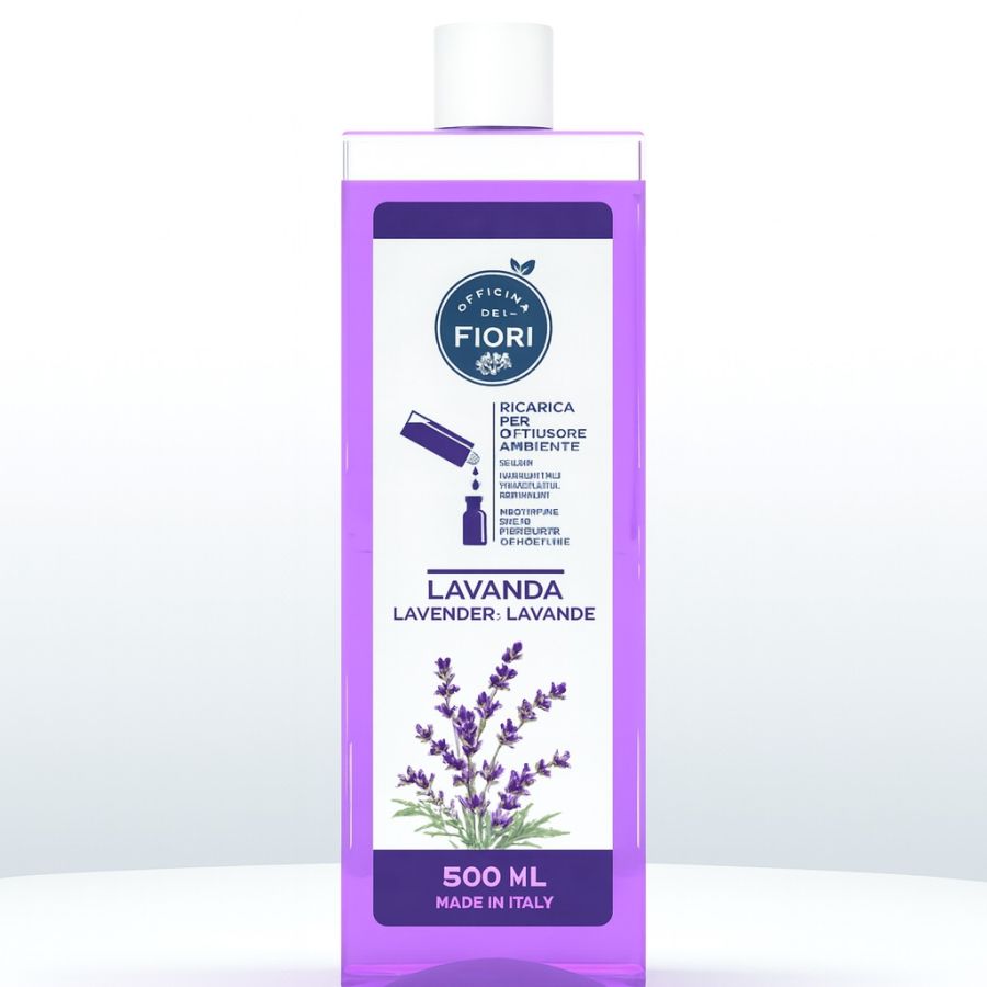 RICARICA DIFFUSORE AMBIENTE LAVANDA 500 ML GEA PRO OFFICINA DEI FIORI,