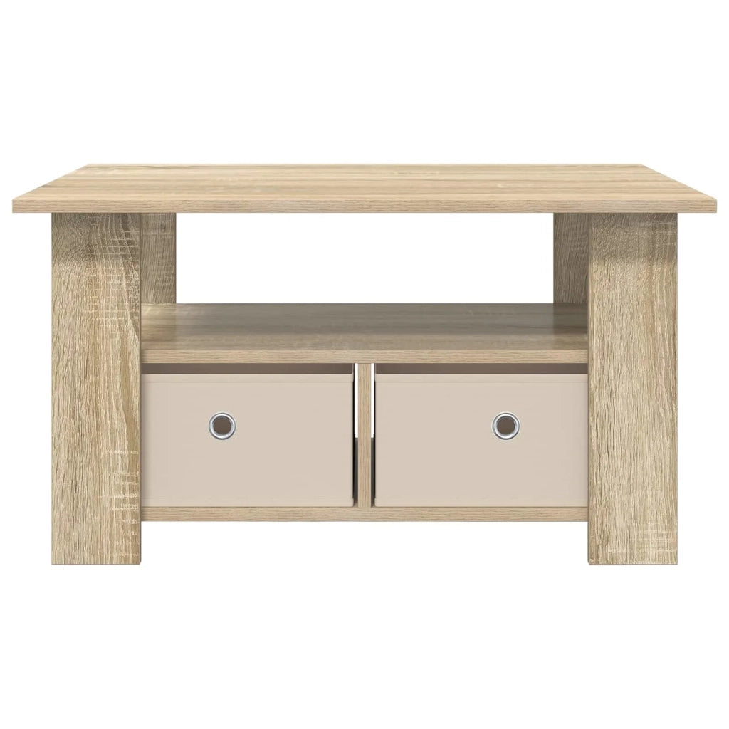 Tavolino da salotto con cassetto Rovere Sonoma 77 x 55 x 42 cm