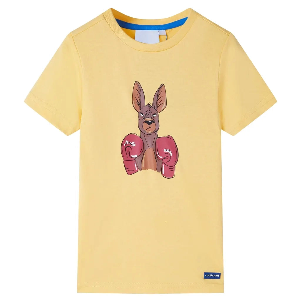 Maglietta da Bambino a Maniche Corte Gialla 140cod mxl 109778