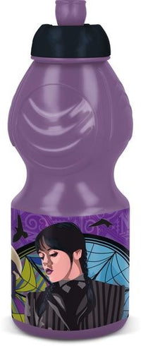 BORRACCIA IN PLASTICA 400ML PERSONAGGI PERSONAGGI CARTONI: MERCOLEDI ADDAMS