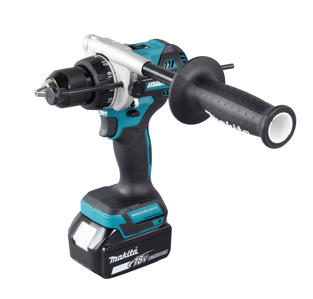 Makita DHP492RTJ – Trapano Avvitatore a Percussione 18 V LXT, 141 Nm 2 x 5 ah