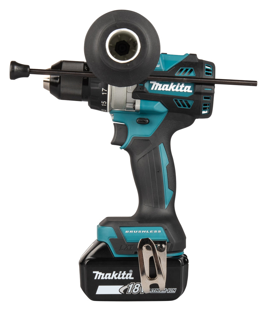 Makita DHP492RTJ – Trapano Avvitatore a Percussione 18 V LXT, 141 Nm 2 x 5 ah