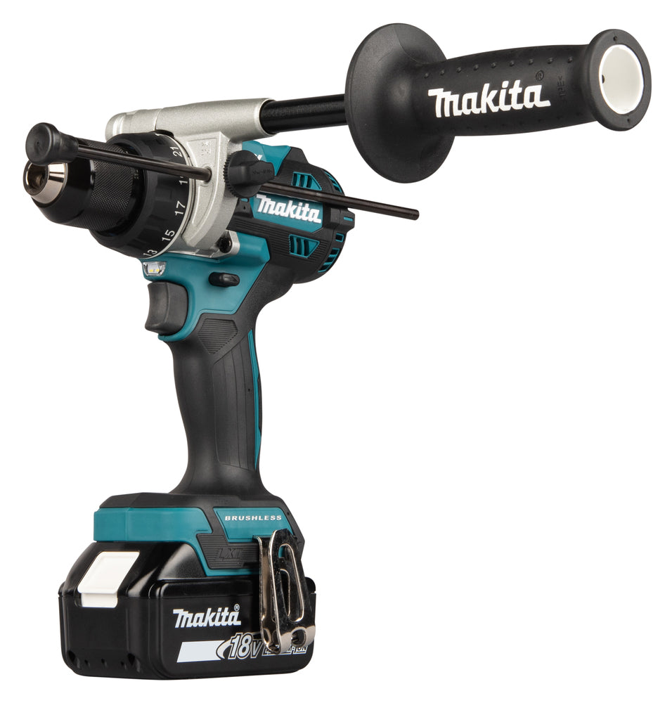 Makita DHP492RTJ – Trapano Avvitatore a Percussione 18 V LXT, 141 Nm 2 x 5 ah