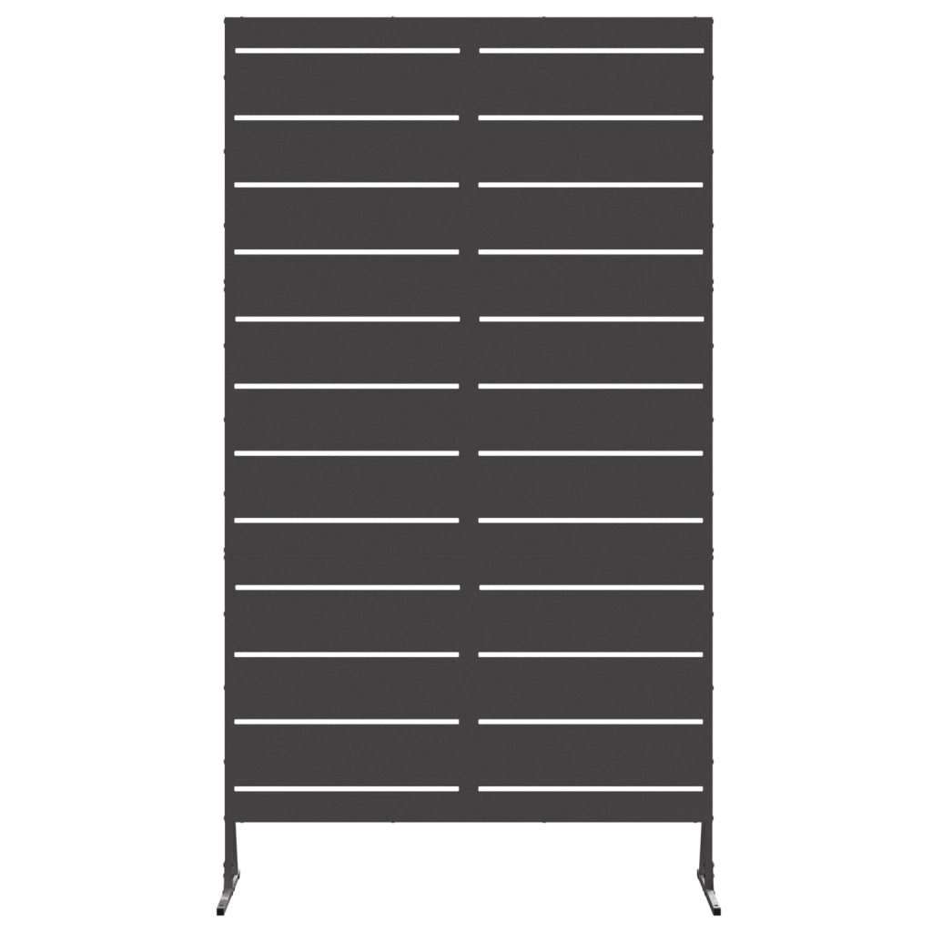 Schermo Privacy 180 cm Acciaio Nero