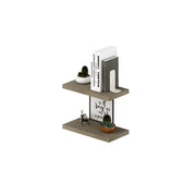 Coppia mensole a muro colore Argilla H2,2x45x23cm