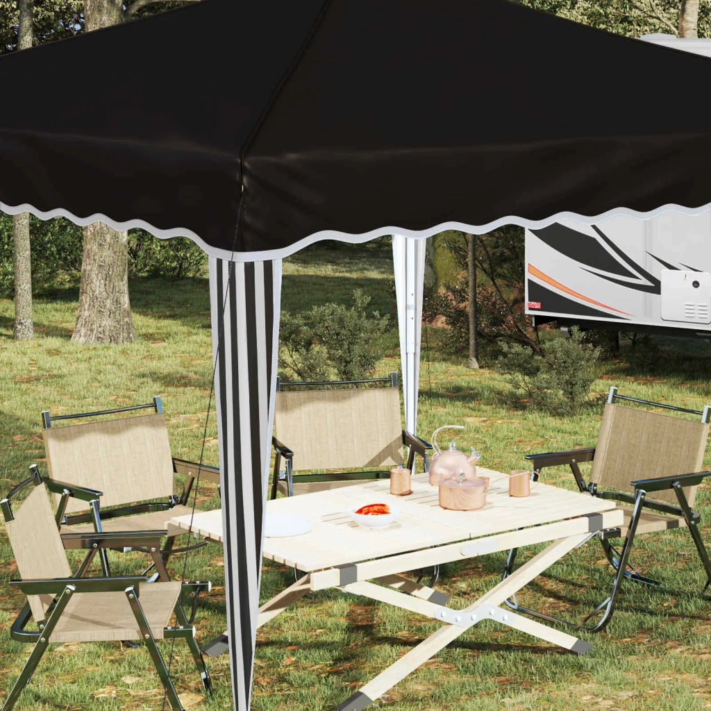 Tenda per feste a pop-up 288 x 288 x 245 cm Nero Tessuto Oxford
