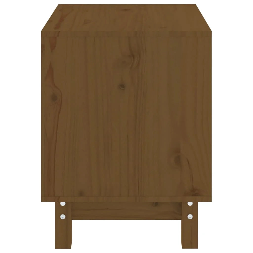Cuccia per cani 50 x 40 x 52 cm in legno massello di pino marrone 02_0043443