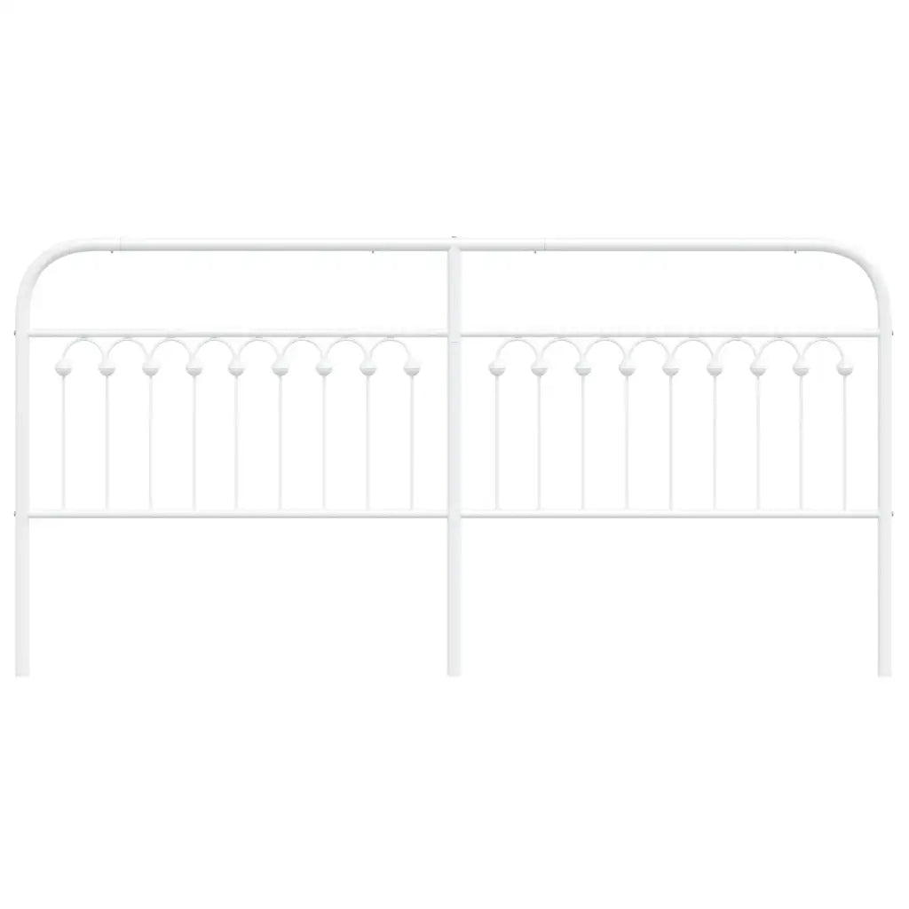 Testiera di Ricambio in Metallo Bianco 193 cm 376686
