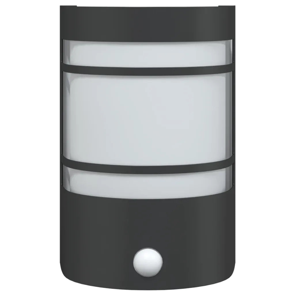 Applique per Esterno con Sensore 2 pz Nere in Acciaio Inox 4006301