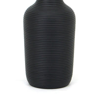 Dispenser nero e oro in poliresina - Serie Elegant