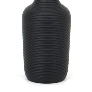 Dispenser nero e oro in poliresina - Serie Elegant