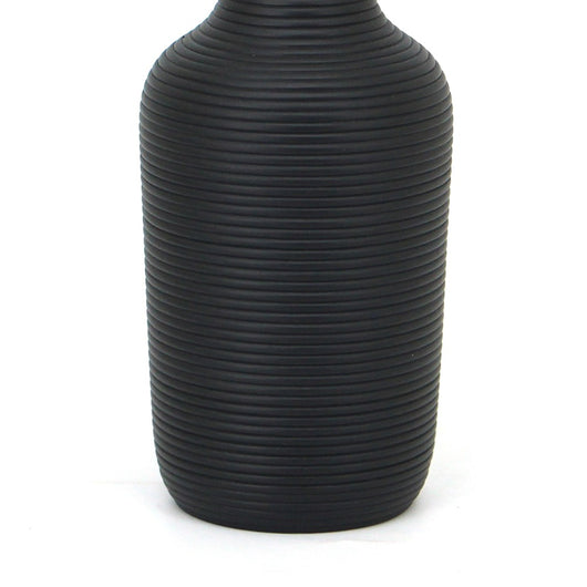 Dispenser nero e oro in poliresina - Serie Elegant