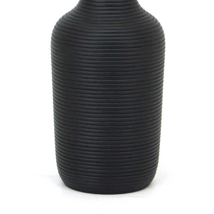 Dispenser nero e oro in poliresina - Serie Elegant