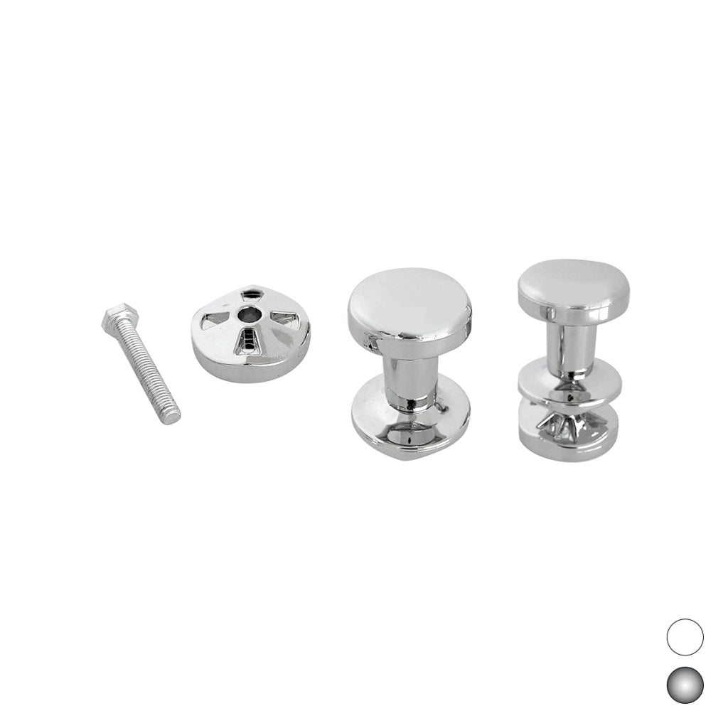 COPPIA APPENDINI PER TERMOARREDO- Cromo- ERCOS- pezzi 1