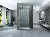 Box doccia in Cristallo 8 mm 2 porte Battenti Trasparente - Misura: 60x60 xh195 