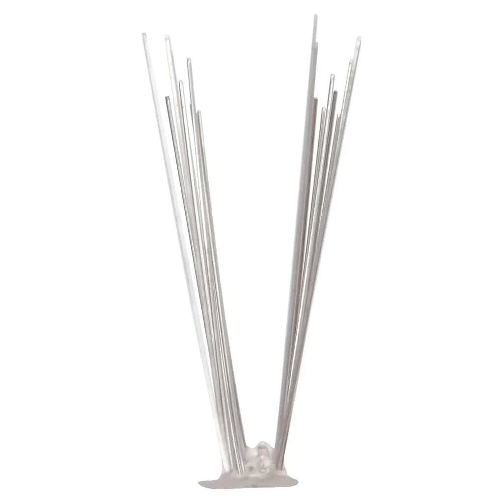 Set Dissuasori per Uccelli e Piccioni 6 pz Acciaio 2 File 3 m 170234