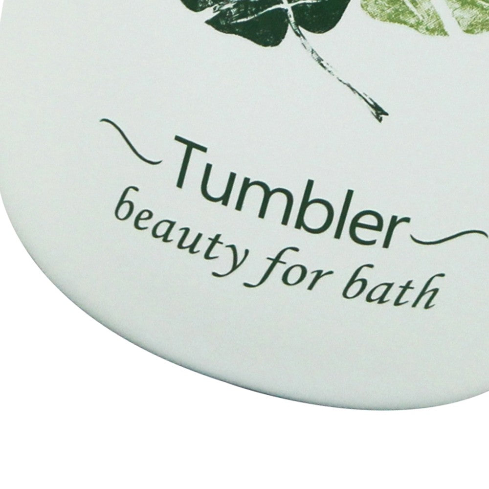 Bicchiere porta spazzolini in poliresina - Serie Leaf