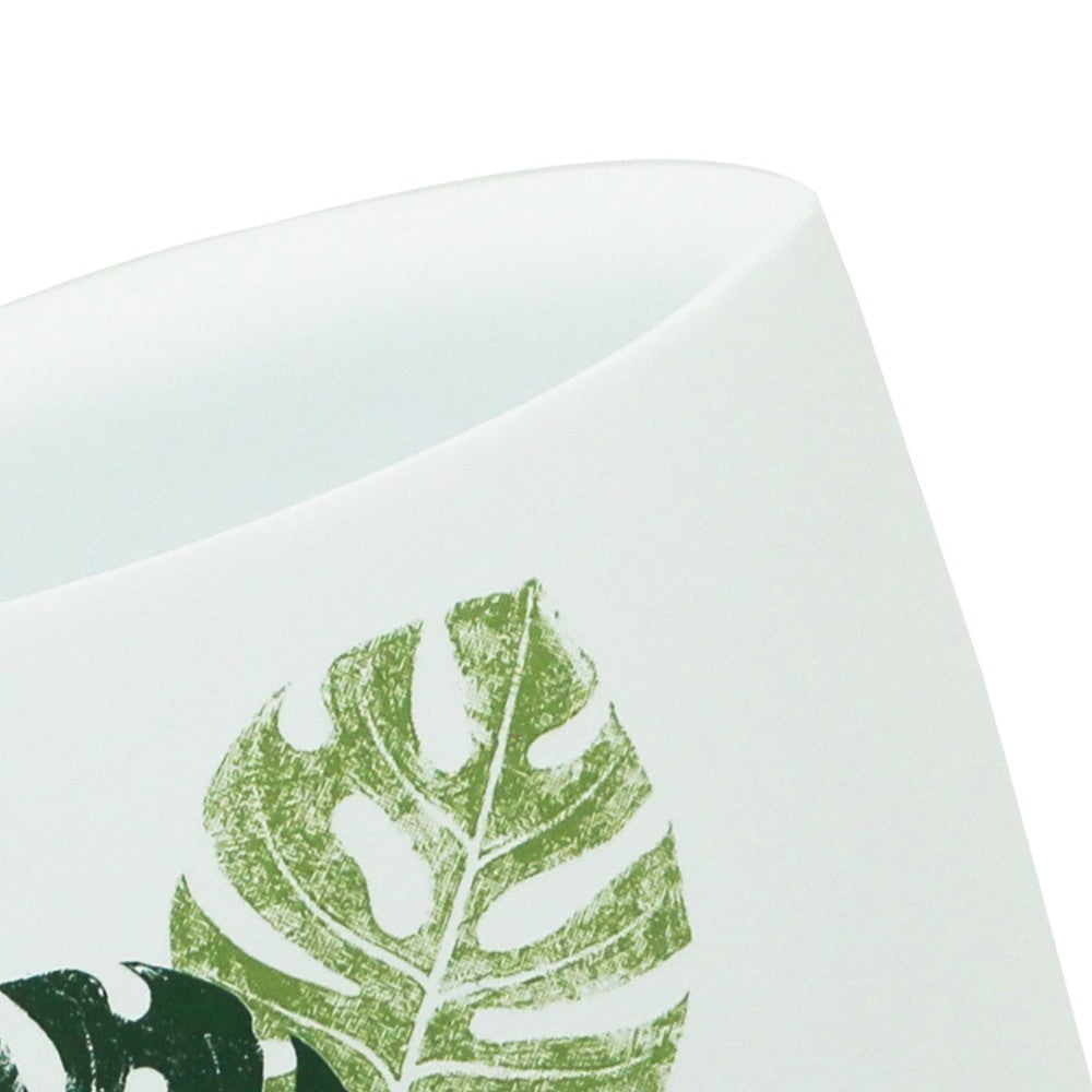 Bicchiere porta spazzolini in poliresina - Serie Leaf