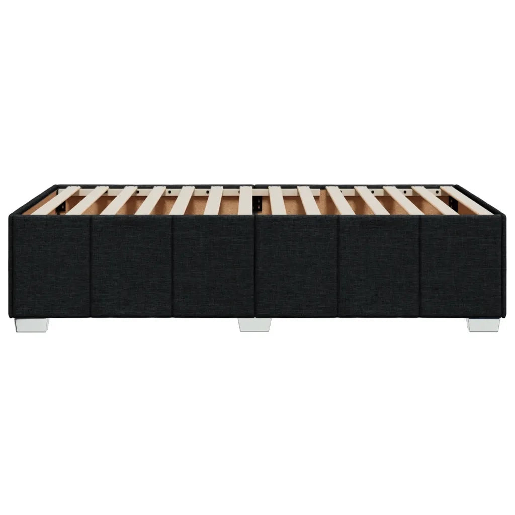 Giroletto senza Materasso Nero 80x200 cm Tessuto