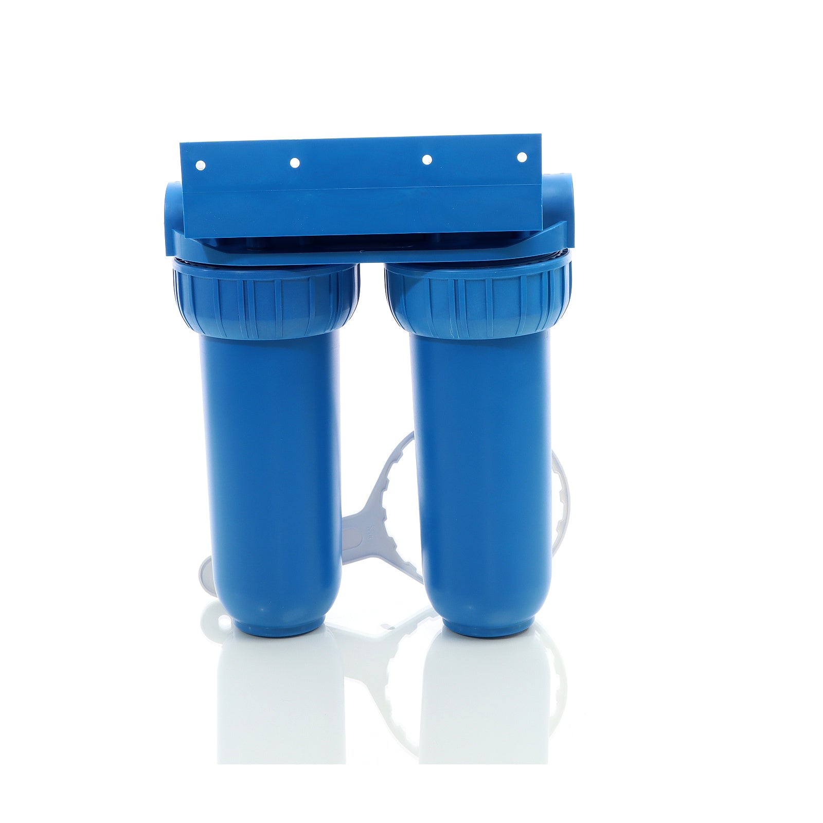 Naturewater Filtro dell'acqua a 2 livelli NW-BR10B2, con cartucce filtranti da 254 mm, attacco tubo 20,67 mm