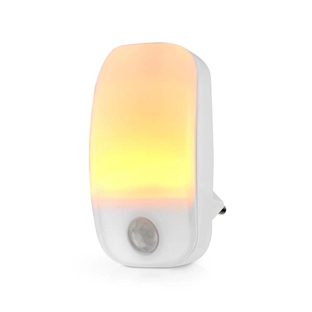 Luce notturna a LED con sensore di movimento e giorno/notte automatico Bianco Nedis