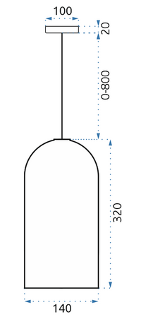 Lampada Pensile Fox Rose Gold