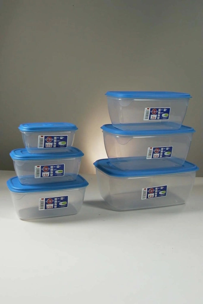 CONTENITORE PER ALIMENTI 'ERMETICI' Mod. Rettangolare, 4 lt - 29x20x12 cm - GIO' STYLE