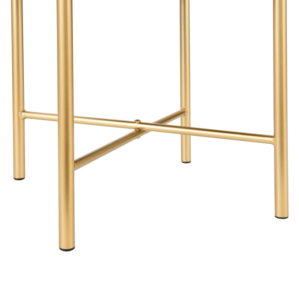 Sedia Imbottita Kungälv Nero/Ottone [en.casa]