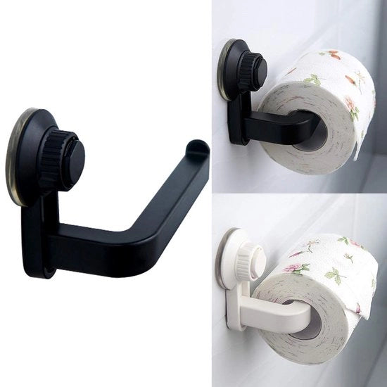 Houder per muuro per il contenimento delle salviette igieniche con adesivo per bagno e cucina, assorbimento a vuoto, fissaggio senza chiodi, impermeabile e idrorepellente