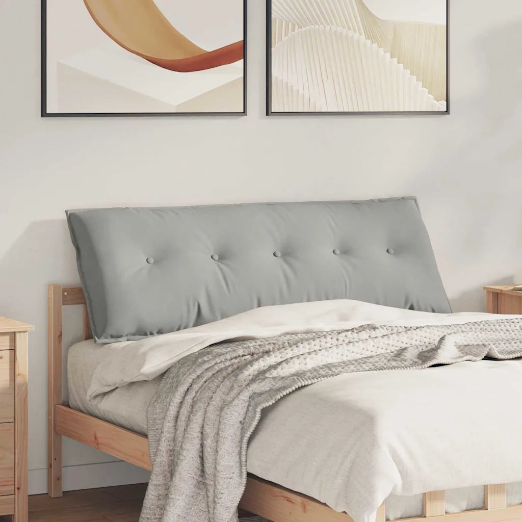 Cuscino per Schiena | Cuscino dorsale Grigio chiaro 140 x 50 cm